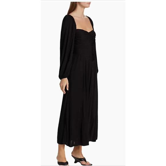 The Westside Vivian Ruched Maxi Dress Size Small - Picture 3 of 8